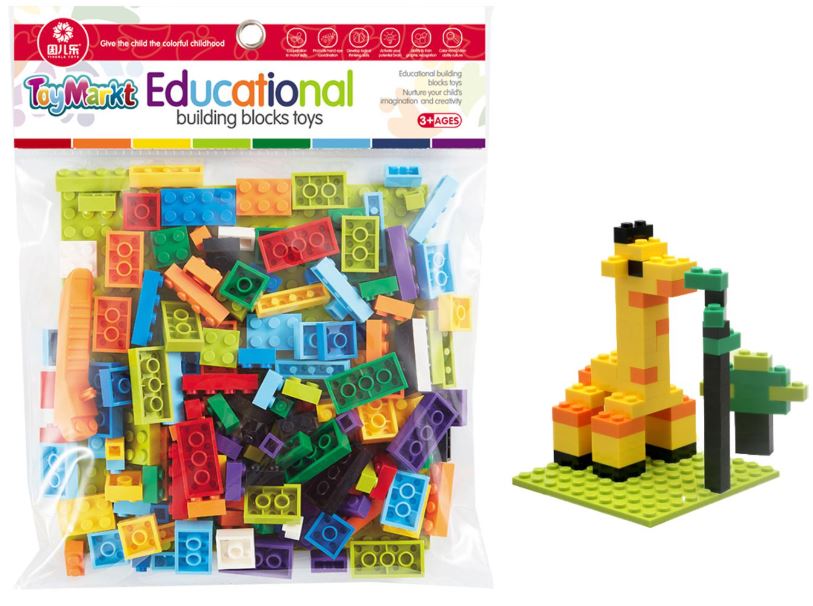 Toy Markt Τουβλάκια Μικρά Σε Σακουλάκι 21x24εκ. Toy Markt 75-407 - Toy Markt - 75-407
