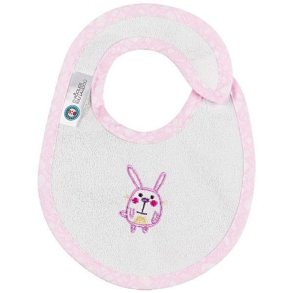 Σαλιάρα Polycotton Μικρή Elephant Ροζ 19121 (Ύφασμα: 80% Cotton - 20% Polyester, Χρώμα: Ροζ) - Ο Κόσμος του Μωρού - 5205626191216