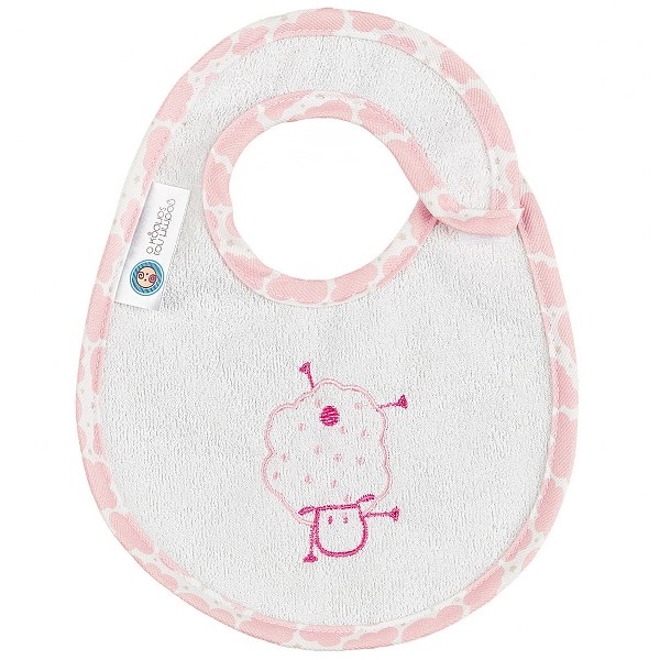 Ο Κόσμος του Μωρού Σαλιάρα Polycotton Μικρή Sheep Ροζ 19191 (Ύφασμα: 80% Cotton - 20% Polyester, Χρώμα: Ροζ) - Ο Κόσμος του Μωρού - 5205626191919