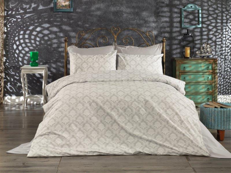 Σετ Σεντόνια Εμπριμέ Polycotton Μονά 160x240εκ. Οφηλία 276 Grey DimCol (Τύπος κατωσέντονου: Χωρίς Λάστιχο, Χρώμα: Γκρι, Ύφασμα: 70% Βαμβάκι-30% Polyester, Μέγεθος: Μονά) - DimCol - 1934685242427672