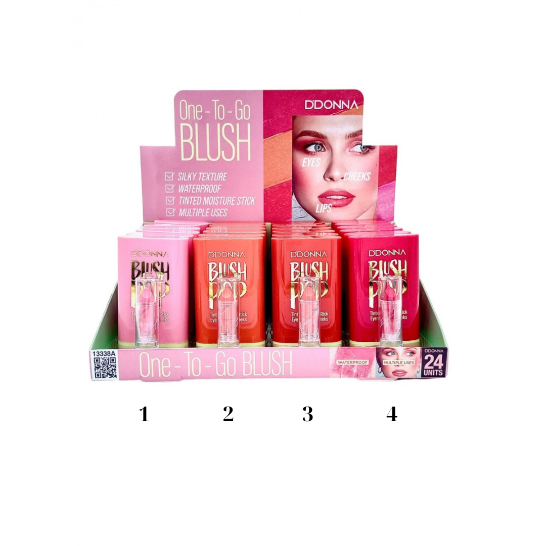 DDONNA Cosmetics One To Go Blush Στικ Για Λάμψη Μάγουλα-Χείλη-Μάτια 25g DDONNA Cosmetics 13338A-3 - DDONNA Cosmetics - 13338A-3