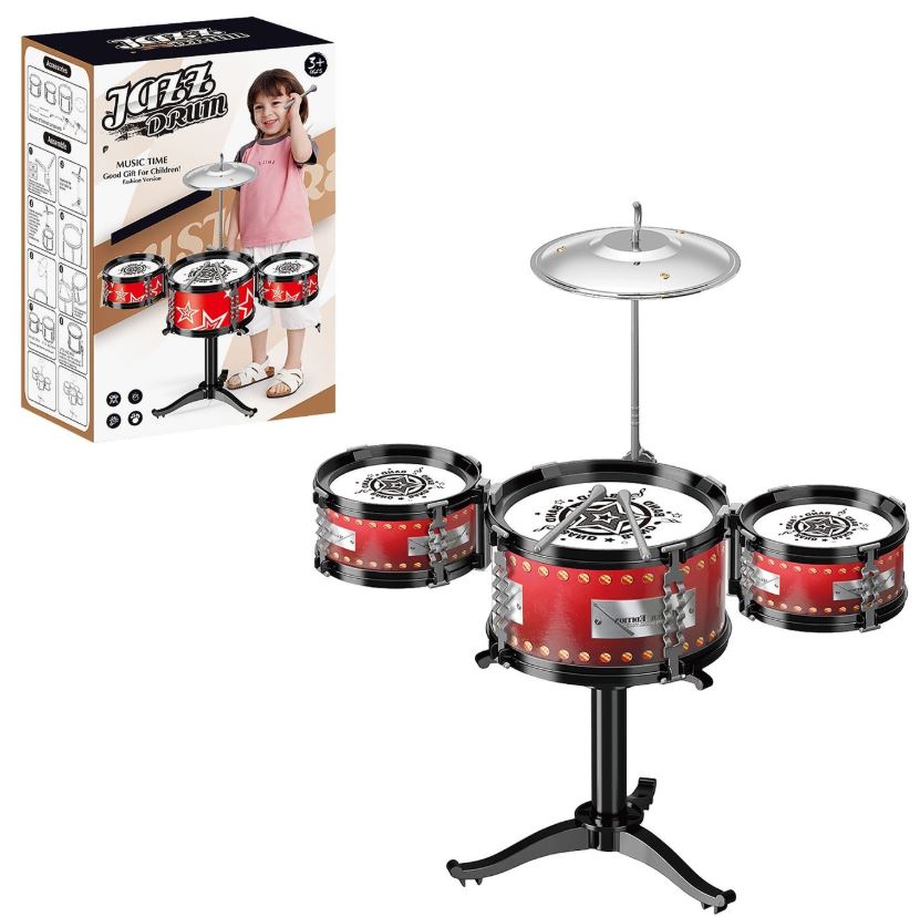 Ντραμς Jazz Μεσαίο 17x11x26εκ. Toy Markt 76-160 - Toy Markt - 76-160