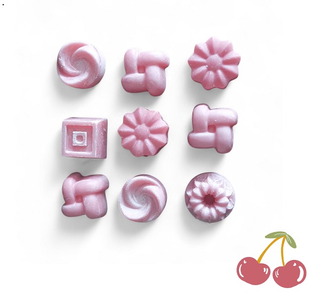 Σετ 9τμχ Αρωματικά Wax Melts Cherry WXM09 - 24home.gr - WXM09-cherry