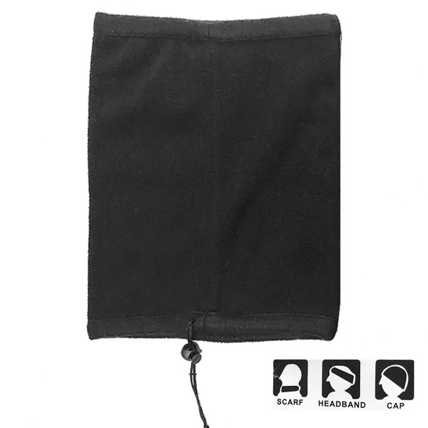 Κασκόλ Πολλαπλών Χρήσεων Fleece Black 30x25εκ. teen-4ty 20-820 (Ύφασμα: Fleece, Χρώμα: Μαύρο) - teen-4ty - 20-820-black