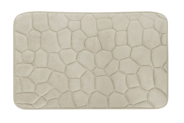 24home.gr Ταπέτο Μπάνιου Polyester 45x70εκ. Stone Bliss Beige 2435748 (Ύφασμα: Polyester, Χρώμα: Μπεζ) - 24home.gr - 2435748
