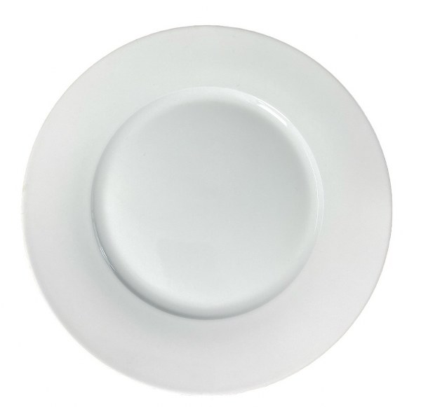 OEM Πιάτο Ρηχό 27εκ. Επαγγελματικού Εξοπλισμού Προσελάνης Extra Strong Λευκό (Σετ 50 Τεμάχια) (Υλικό: Πορσελάνη, Χρώμα: Λευκό) - OEM - wm-piato-27