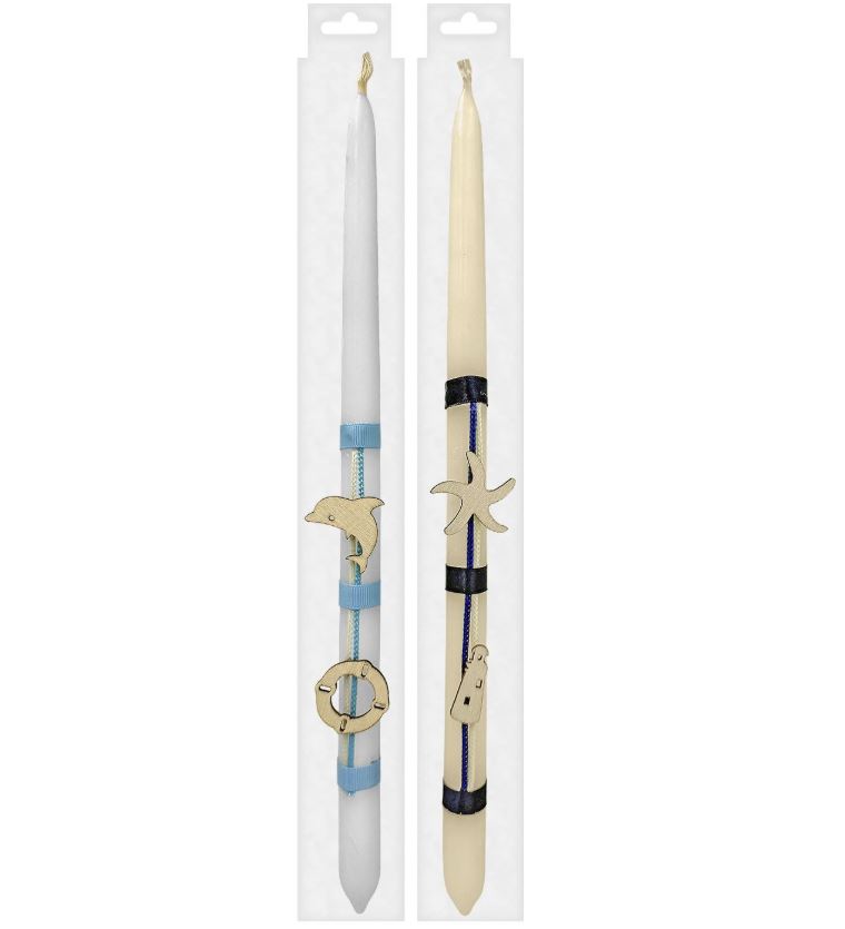 Λαμπάδα Θαλασσινά Ξύλινο 33εκ. Bunny's 73-1917 - Bunny's - 73-1917