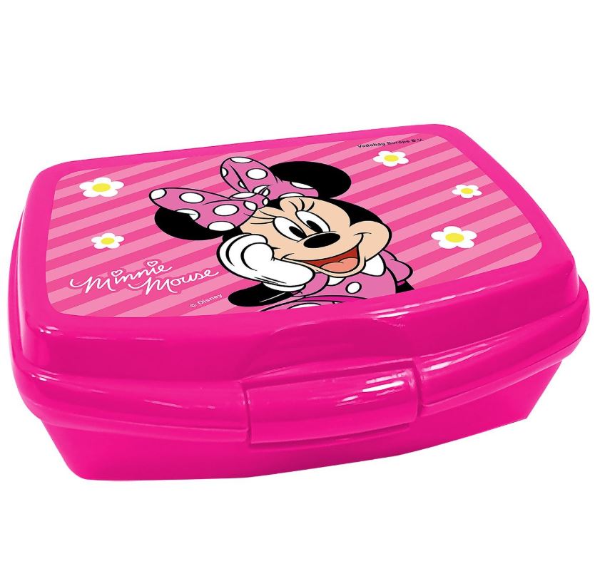 Φαγητοδοχείο Πλαστικό PP Minnie 600ml/16,5x12,5x6εκ. Homie 50-2489 (Υλικό: Πλαστικό) - Homie - 50-2489