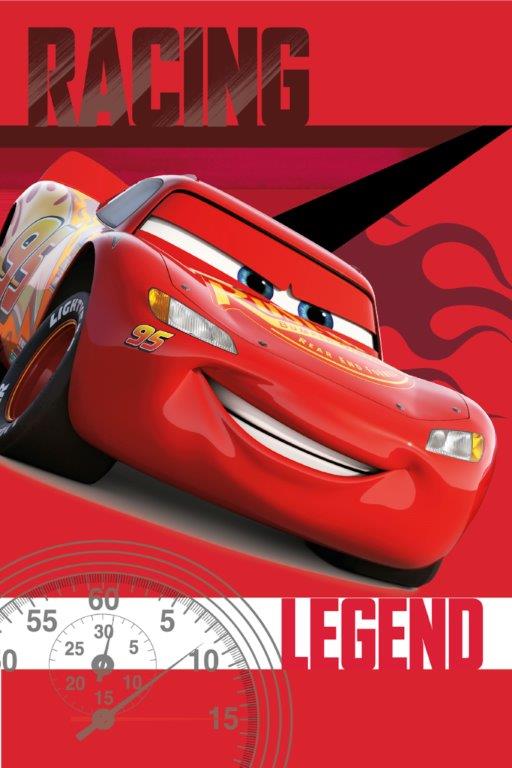 Κουβέρτα Κούνιας-Αγκαλιάς Fleece 100x150εκ. Cars 12 Digital Print Disney Dimcol (Ύφασμα: Polyester) - Disney - 2110328300401299