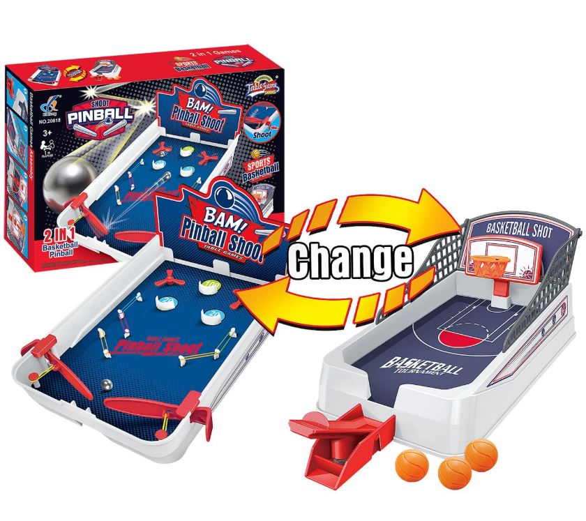 2 Σε 1 Μπασκετάκι-Φλιπεράκι 25x5x18εκ. Toy Markt 71-3632 - Toy Markt - 71-3632