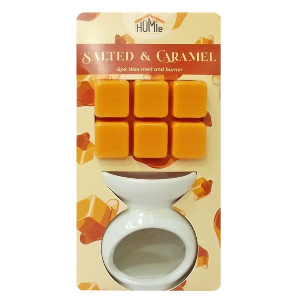 Αρωματιστής Με Wax Melt 6 Κύβοι Salted Caramel Homie 22