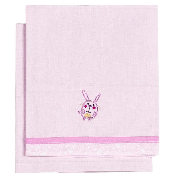 Σετ Σεντόνια 2τμχ Βαμβακερά Λίκνου 80x110εκ. Elephant Ρ