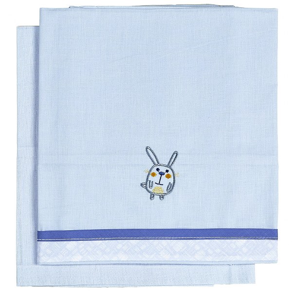 Σετ Σεντόνια 2τμχ Βαμβακερά Λίκνου 80x110εκ. Elephant Σ