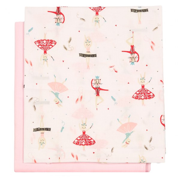 Σεντόνια, Μαξιλαροθήκες 24home - ΣΗΜΑΝΤΙΚΟ: Σε περίπτωση διαφοράς τιμής από το κατάστημα ισχύει παντα και μόνο η τιμή του καταστήματος Σετ Σεντόνια 2τμχ Βαμβακερά Λίκνου 80x110εκ. Bolchoi Pi