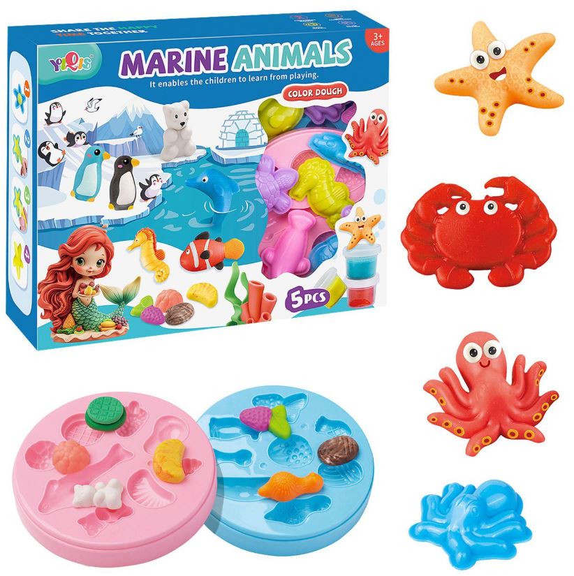 Toy Markt Ζυμαράκια Θαλάσσια Ζώα 27x6x21εκ. Toy Markt 71-3515 - Toy Markt - 71-3515