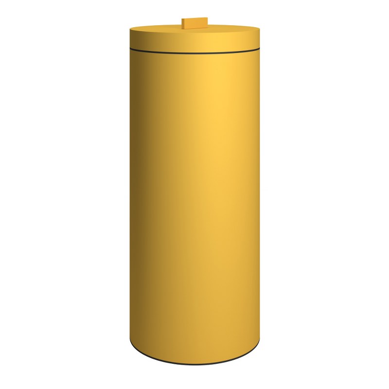 Καλάθι Απλύτων Ανοξείδωτο Matt Yellow 26×60εκ.-30ltr Pam & Co 2560-603 (Υλικό: Ανοξείδωτο, Χρώμα: Κίτρινο ) – Pam & Co – 2560-603