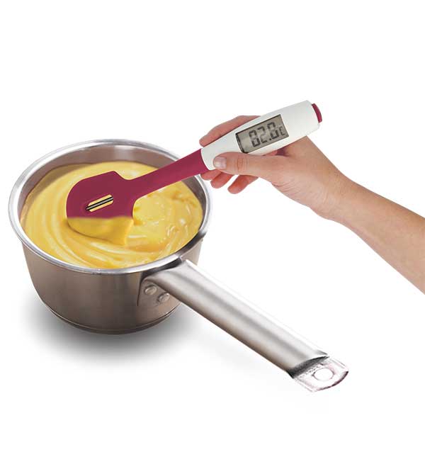 Σετ Σπάτουλα Σιλικόνης & Ψηφιακό Θερμόμετρο 2 Σε 1 Metaltex 16-298064 (Υλικό: Σιλικόνη) - METALTEX - 16-298064