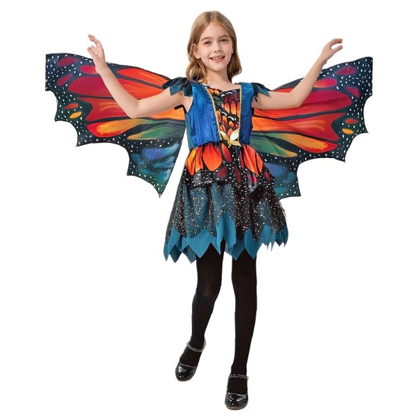 Στολή Παιδική Gothic Νεράιδα Με Φτερά (7-10 ετών / 11-1