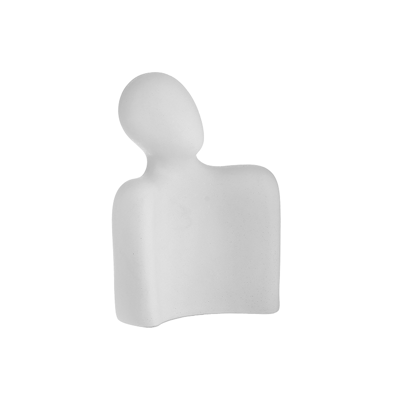 Διακοσμητικό Επιτραπέζιο Κεραμικό Λευκό inart 15x8x20εκ. 3-70-266-0060 (Υλικό: Κεραμικό, Χρώμα: Λευκό) - inart - 3-70-266-0060 164170