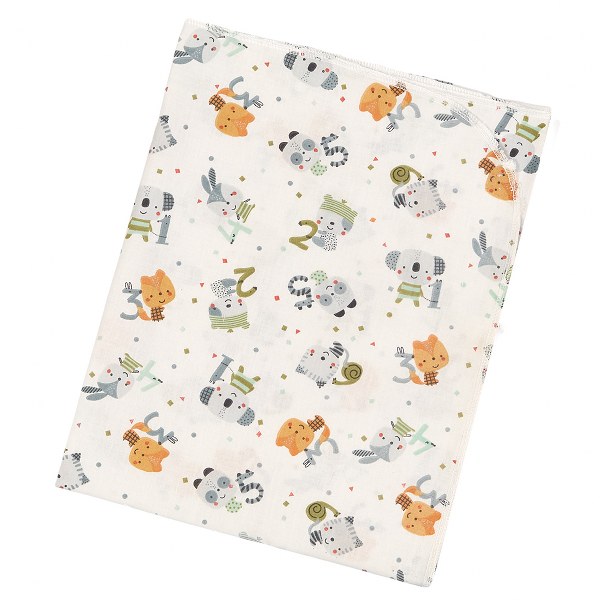 Πάνα Βαμβακερή Bebe 80x80εκ. Numbers Green 30086 (Ύφασμα: Βαμβάκι 100%, Χρώμα: Πράσινο ) - Ο Κόσμος του Μωρού - 5205626300861