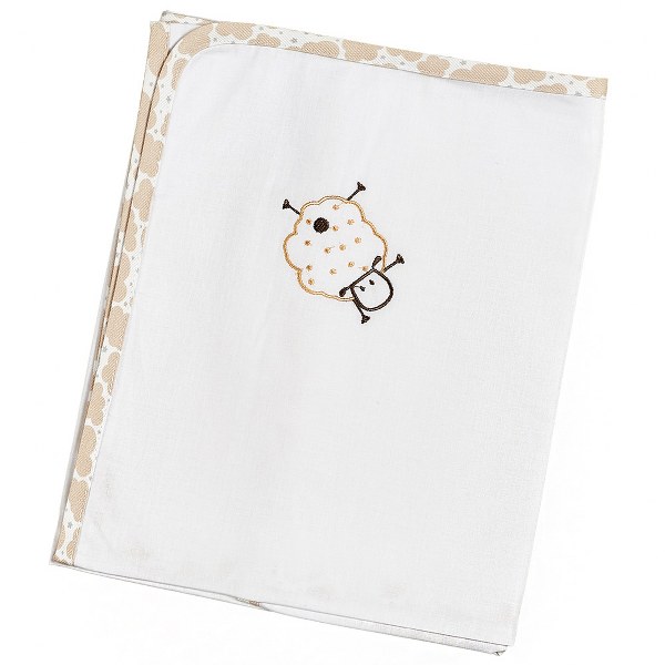 Πάνα Βαμβακερή Bebe 90x90εκ. Sheep Εκρού 30293 (Ύφασμα: Βαμβάκι 100%, Χρώμα: Εκρού ) - Ο Κόσμος του Μωρού - 5205626302933
