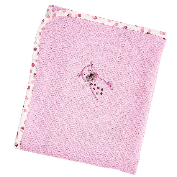 Πάνα Πικέ Βαμβακερή Bebe Κουκουτσάκι 80x80εκ. Family Pink 30961 (Ύφασμα: Βαμβάκι 100%, Χρώμα: Ροζ) - Ο Κόσμος του Μωρού - 30961
