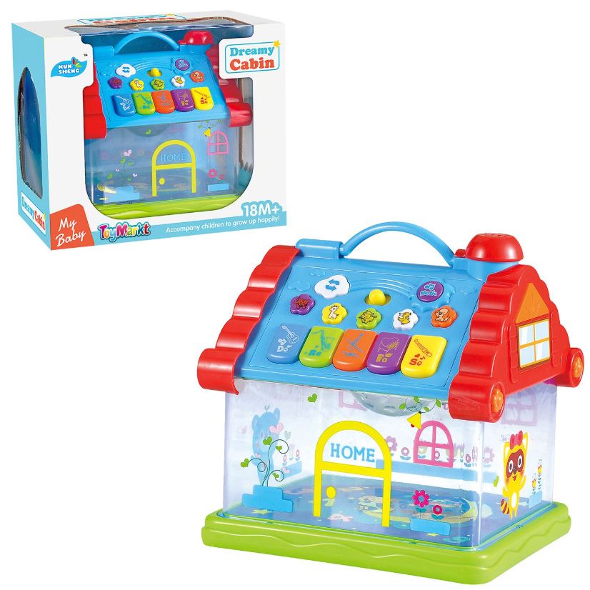 Toy Markt Μπεμπέ Σπιτάκι Μπαταρίας 23x15x20εκ. Toy Markt 74-1099 - Toy Markt - 74-1099