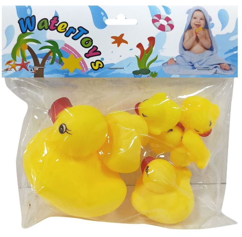 Toy Markt Παιχνίδι Μπάνιου Πάπια Με Παπάκια 19x19εκ. Toy Markt 74-1096 - Toy Markt - 74-1096
