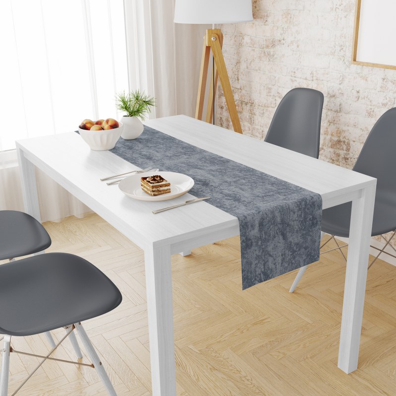 Runner Μονόχρωμο Polycotton Αλέκιαστo 40×180εκ. Panama Shadow Dark Grey DimCol (Χρώμα: Γκρι, Ύφασμα: 70% Βαμβάκι-30% Polyester) – DimCol – 33333355001