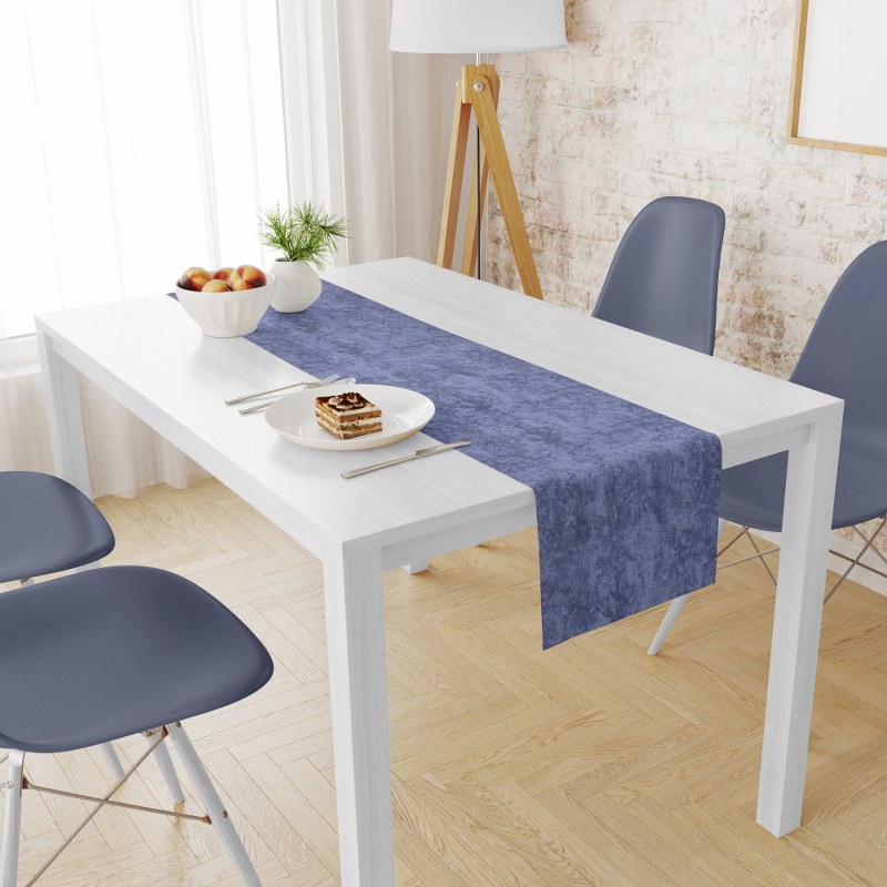 Runner Μονόχρωμο Polycotton Αλέκιαστo 40×180εκ. Panama Shadow Dark Blue DimCol (Χρώμα: Μπλε, Ύφασμα: 70% Βαμβάκι-30% Polyester) – DimCol – 33333355005