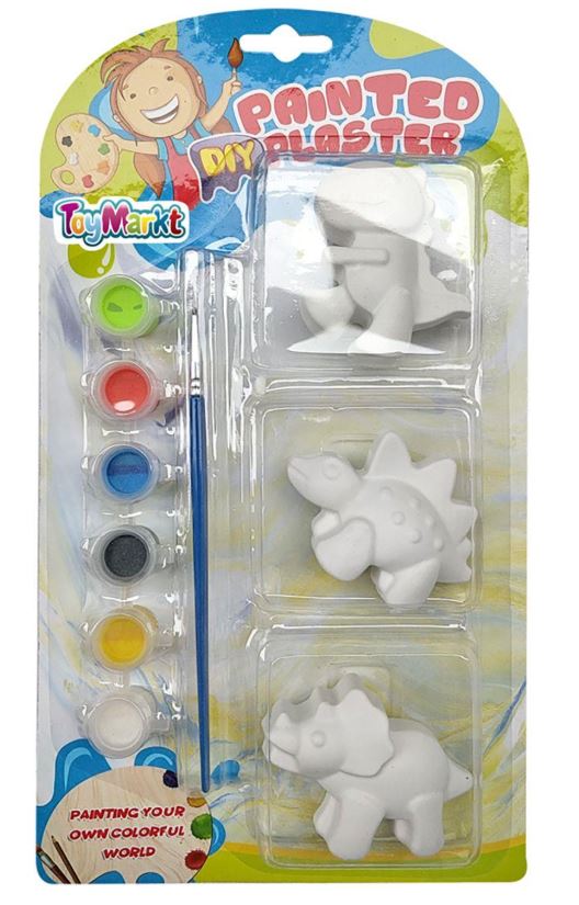 Toy Markt Σετ Χρωματισμού Δεινοσαυράκια σε Καρτέλα 16x30εκ. Toy Markt 71-3118 - Toy Markt - 71-3118