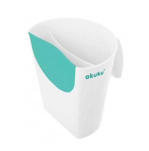 akuku Κύπελλο Για Μπάνιο Λευκό-Τυρκουάζ akuku A0430 (Χρώμα: Λευκό) - akuku - A0430