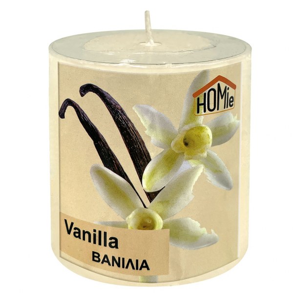 Κηροπήγια, Κεριά, Αρωματικά χώρου 24home - ΣΗΜΑΝΤΙΚΟ: Σε περίπτωση διαφοράς τιμής από το κατάστημα ισχύει παντα και μόνο η τιμή του καταστήματος Κερί Αρωματικό Κορμός 7x7,5εκ. Homie 37-68-ecrou - Homi