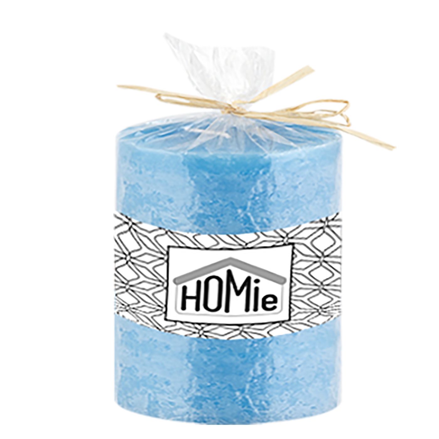 Homie Κερί Αρωματικό Κορμός 9,5x10εκ. Homie 37-71-blue - Homie - 37-71-blue
