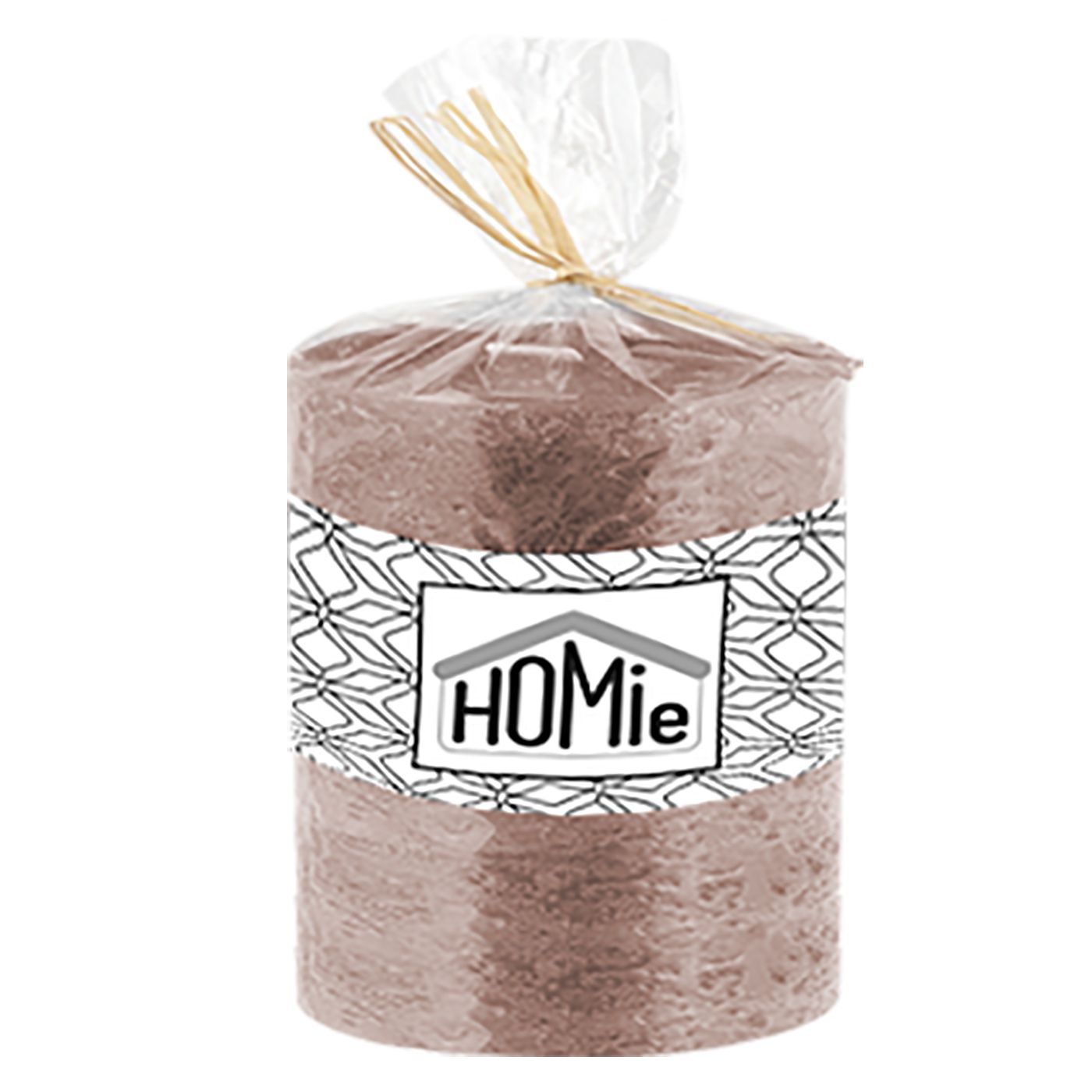 Κερί Αρωματικό Κορμός 9,5x10εκ. Homie 37-71-brown - Hom