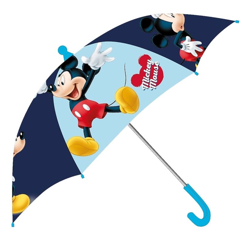 Disney Ομπρέλα Παιδική Mickey Μπλε-Θαλασσί Φ70εκ. Disney 20-1369 (Χρώμα: Μπλε) - Disney - 20-1369