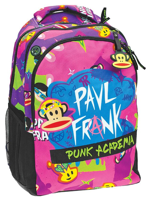 PAUL FRANK Τσάντα Πλάτης Ανατομική Punk Paul Frank 30x28x48εκ. 50-3484 - PAUL FRANK - 50-3484