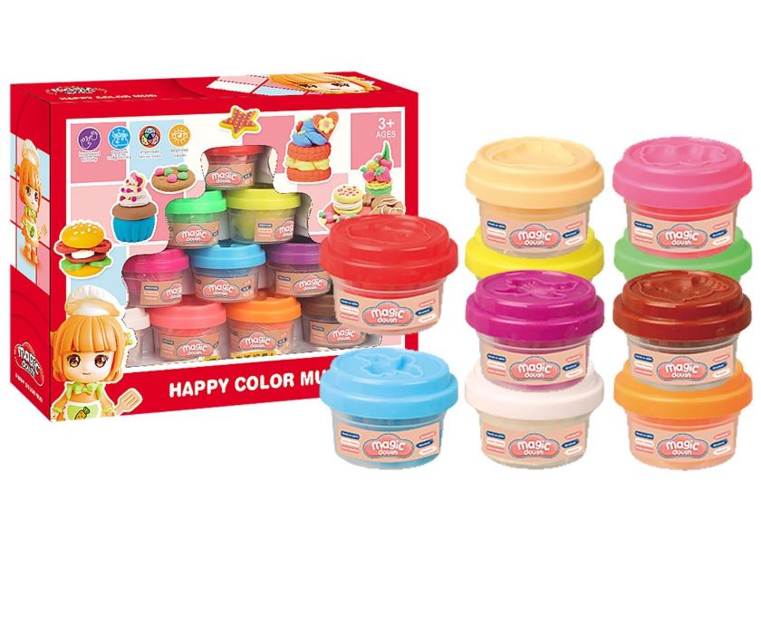 Κουτάκι Με 10 Χρώματα Ζύμης 26x6x20εκ. Toy Markt 71-3622 - Toy Markt - 71-3622