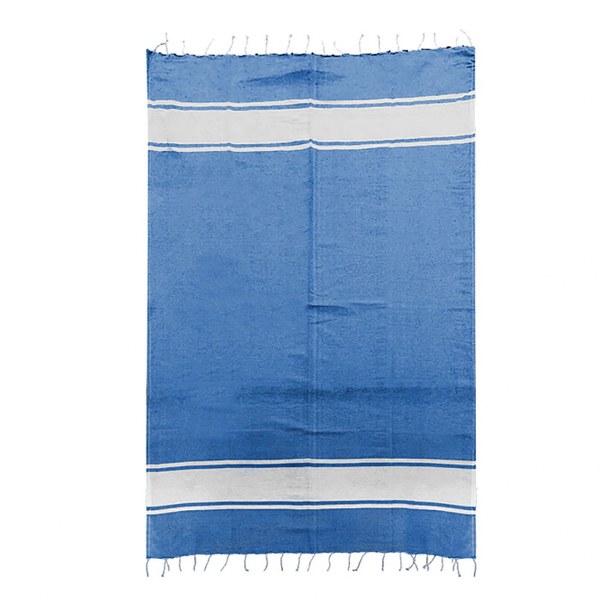 SUMMER tiempo Πετσέτα Θαλάσσης Βαμβακερή Pestemal 90x180εκ. Blue SUMMER tiempo 42-2396 (Ύφασμα: Βαμβάκι 100%, Χρώμα: Μπλε) - SUMMER tiempo - 42-2396-blue