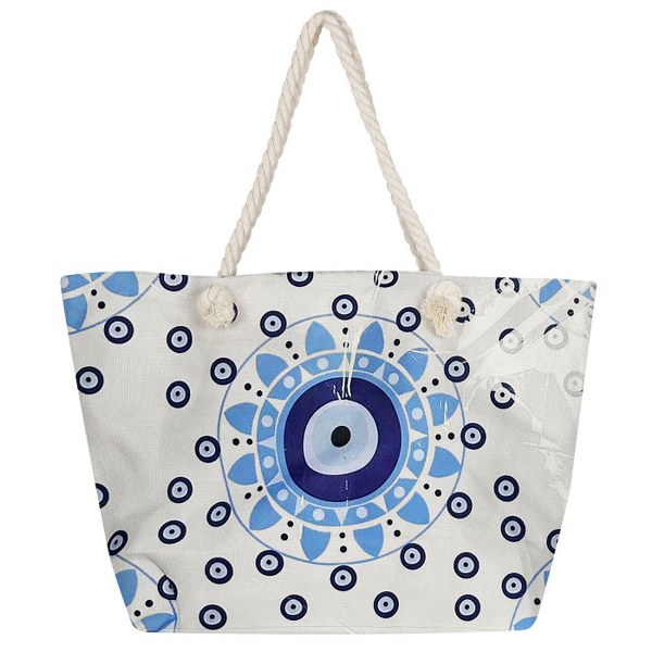 SUMMER tiempo Τσάντα Θαλάσσης Μάτι 34x17x55εκ. SUMMER tiempo 42-2918 - SUMMER tiempo - 42-2918