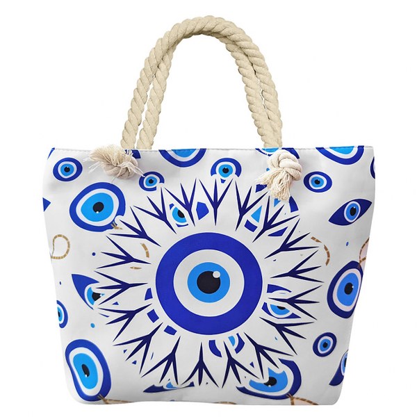 SUMMER tiempo Τσάντα Θαλάσσης Μάτι 34x15x45εκ. SUMMER tiempo 42-2923 - SUMMER tiempo - 42-2923