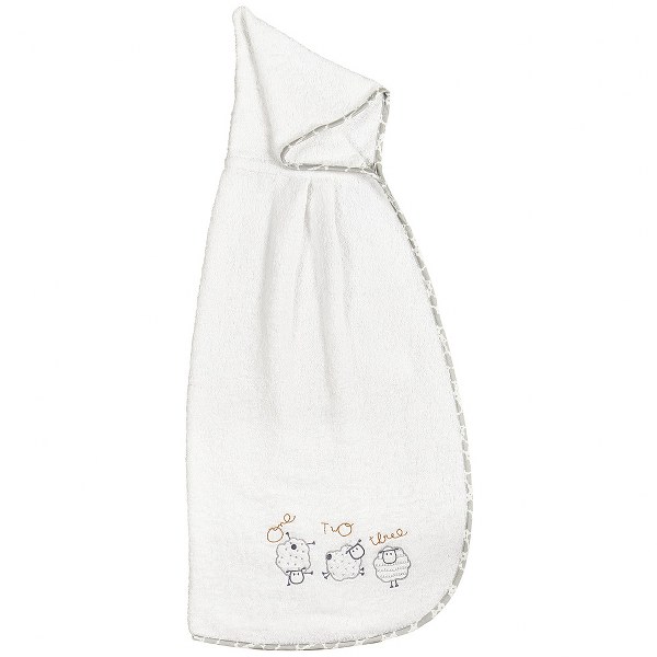 Κάπα Βαμβακερή 85x95εκ. Sheep Γκρι 47595 (Ύφασμα: Βαμβάκι 100%, Χρώμα: Γκρι, Μέγεθος: Βρεφικό) - Ο Κόσμος του Μωρού - 5205626475958