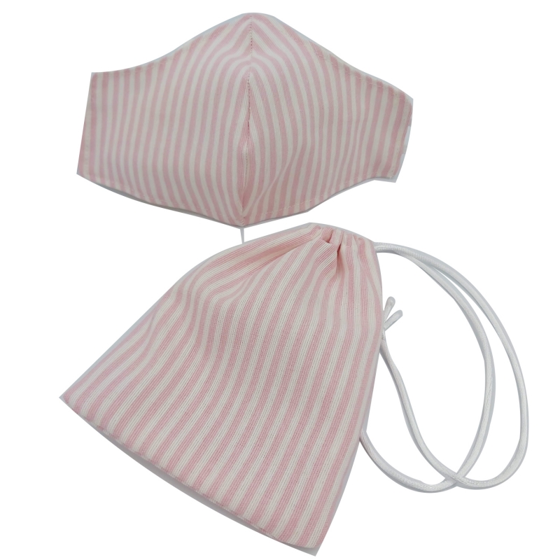 Μάσκα Προσώπου Με Πουγκί Φύλαξης (Ύφασμα: Βαμβάκι 100%) - OEM - 1823MASK-2