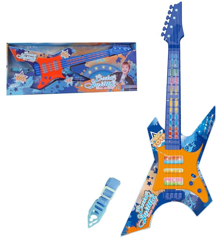 Κιθάρα Rock Μπαταρίας 23x5x61εκ. Toy Markt 76-158 - Toy Markt - 76-158