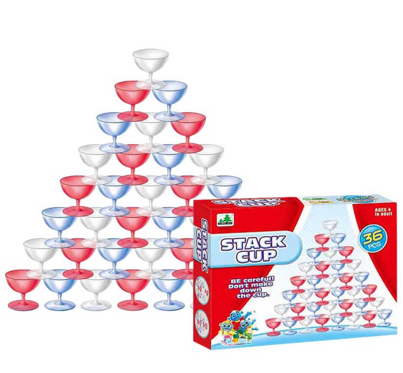 Επιτραπέζιο Παιχνίδι Ισορροπίας Mε Κύπελλα 24x4x18εκ. ToyMarkt 69-1888 - Toy Markt - 69-1888