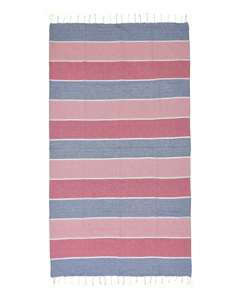 Πετσέτα Θαλάσσης Pestemal Βαμβακερή Μπλε-Ροζ-Φούξια 90×180εκ. ble 5-46-509-0030 (Ύφασμα: Βαμβάκι 100%, Χρώμα: Ροζ) – ble – 5-46-509-0030