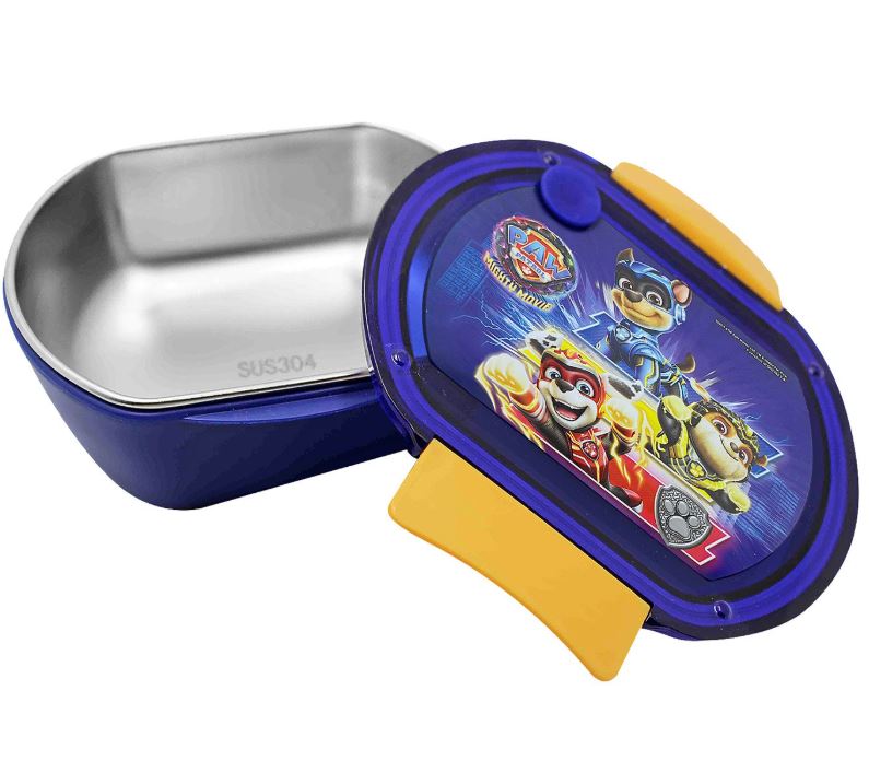 GIM Φαγητοδοχείο Ανοξείδωτο-Πλαστικό Paw Patrol 16,5x15x6,5εκ./680ml Gim 50-3500 (Υλικό: Πλαστικό, Χρώμα: Μπλε) - GIM - 50-3500