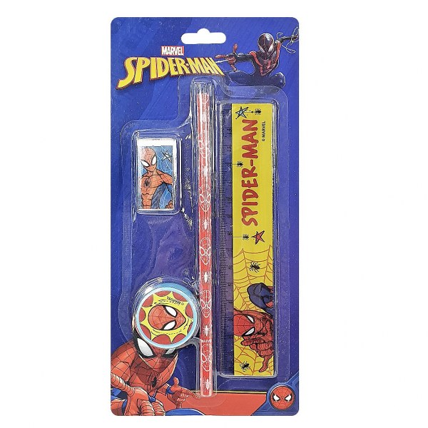Justnote Σχολικό Σετ 4τμχ Σε Καρτέλα 11x23εκ. Spiderman 50-2813 - Justnote - 50-2813
