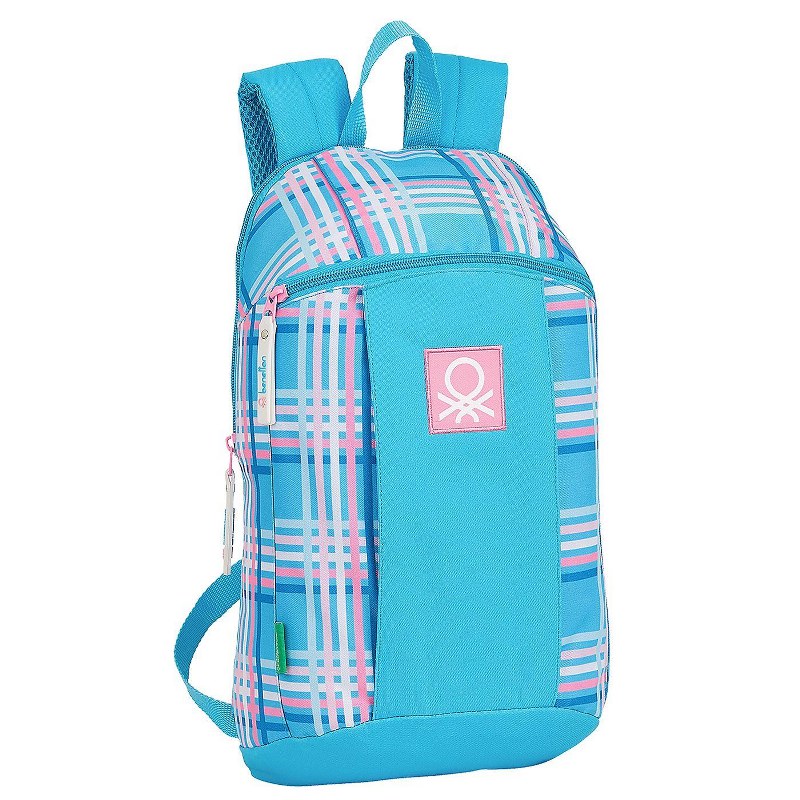 benetton Τσάντα Πλάτης Ανατομική Tartan 22x10x39εκ. Benetton 50-2864 - benetton - 50-2864