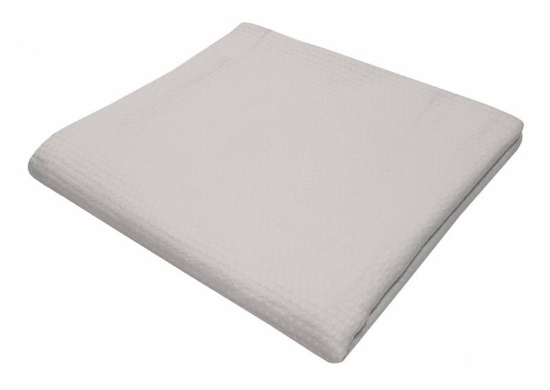 Κουβέρτα Βαμβακερή Πικέ Μονή 170×260εκ. Sanforized White (Σετ 4 Τεμάχια) (Ύφασμα: Βαμβάκι 100%, Χρώμα: Λευκό) – OEM – 5201847000800-10